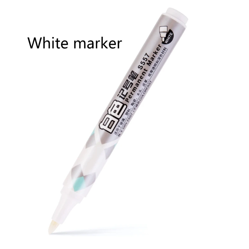 

White Marker Pen Paint Oil Car Tire Marker Pen Waterproof Paint Graffiti Pen
