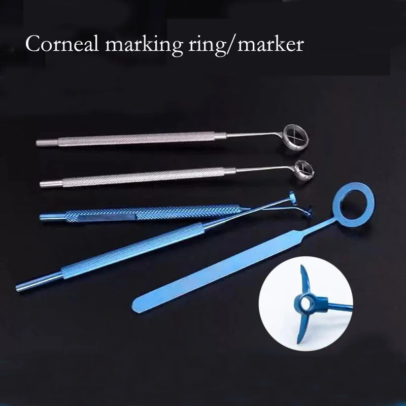 

Ophthalmology Corneal Transplant Tool Stainless Steel Titanium Alloy Corneal Marking Ring Marker Ultra Emulsion Impression