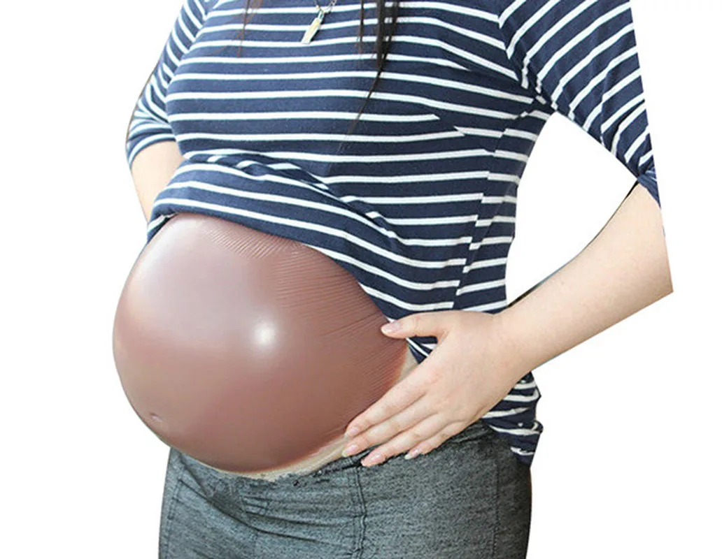 Реалистичный медицинский силиконовый живот искусственный для беременных 2 3