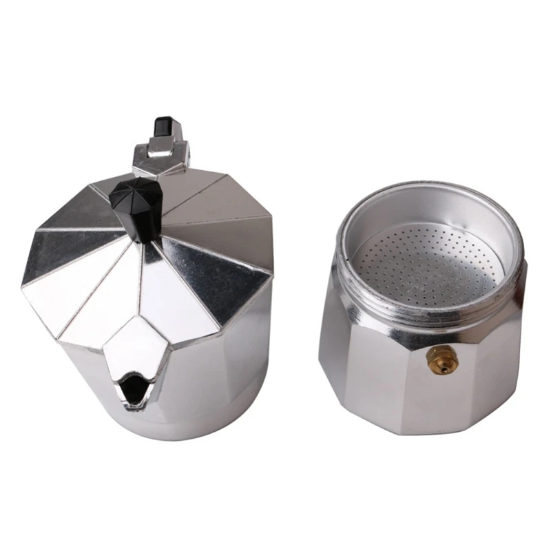 Moka Эспрессо кофеварка машина/Glantop алюминий 6Cup итальянская Плита Топ/Перколятор