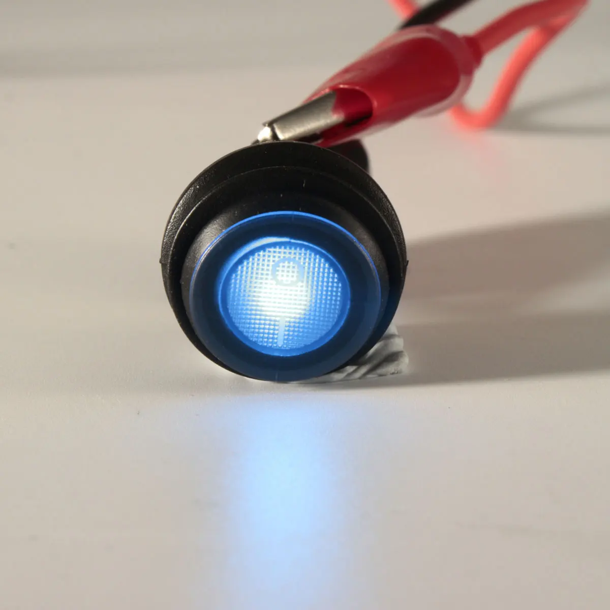 1/2/6x12 V/24 V автомобиль Лодка Круглый светодиодный кулисный переключатель кнопка вкл/выкл SPST красные, синие зеленый желтый кулисный переключатель Водонепроницаемый