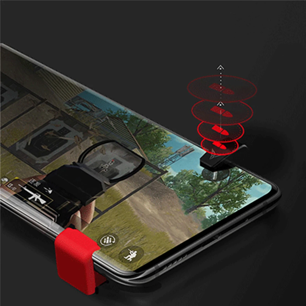 Игровой контроллер с левой и правой ручкой для смартфонов Nubia Red Magic 3 S/3/Mars, высокочувствительная игровая кнопка, игровой триггер