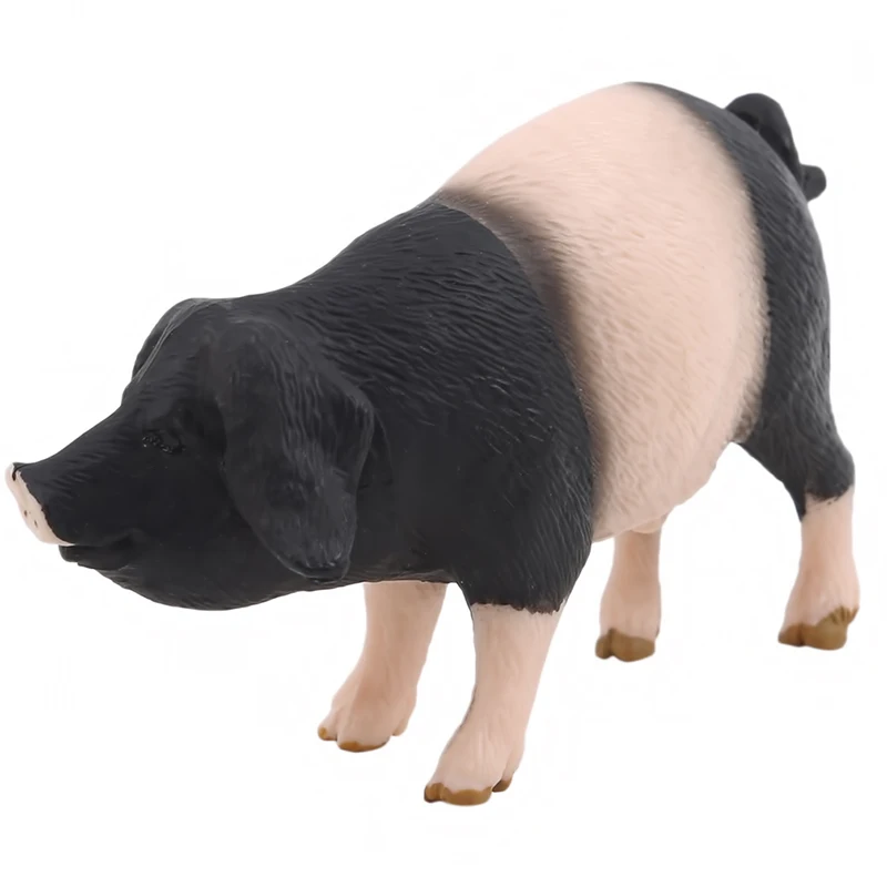 

Animal Model Cute Small Pigs Cat Wolf Dog Rabbit Goat Sheep Duck Goose Action Figure Farm Toys Plastic Christmas Gift For Kids
