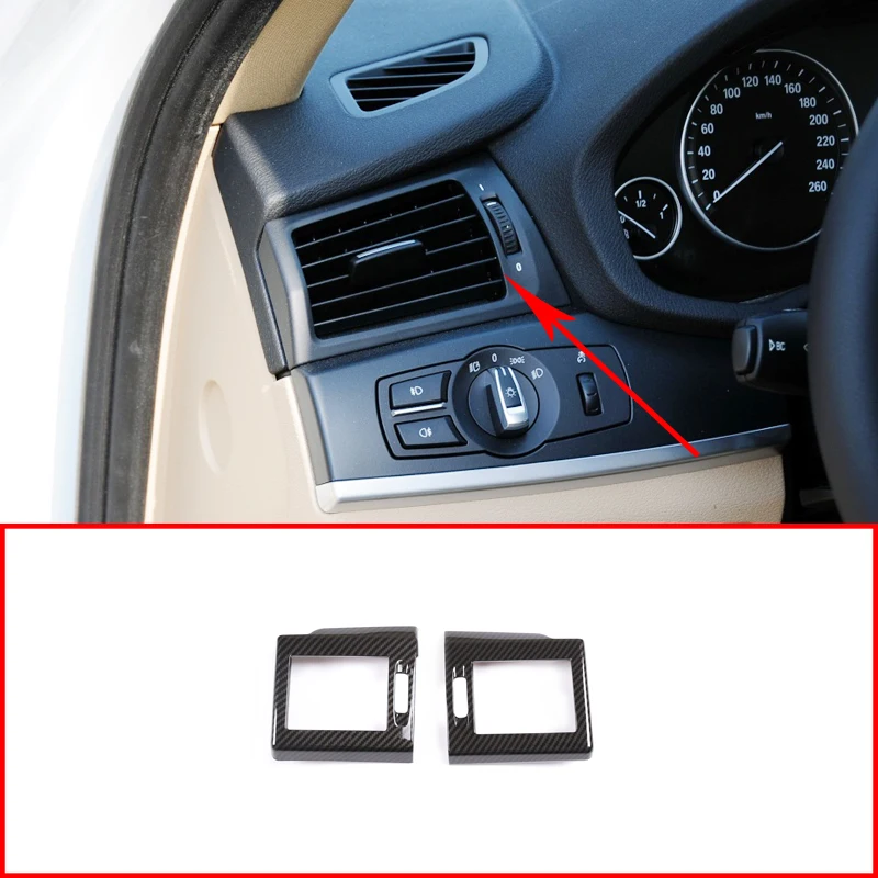 

Для Mercedes benz GLK Class X204 2008-2012 интерьер автомобиля ABS боковой кондиционер Выходная решетка рама крышка отделка Аксессуары
