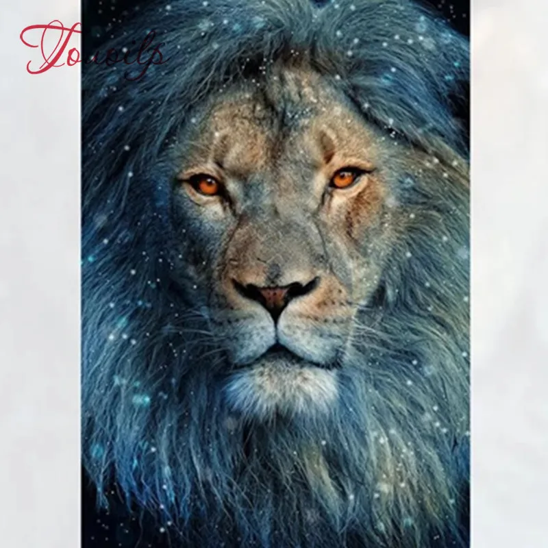 

Touoilp Domineering tiger 5d diamond embroidery stitch crystal square&round diamond sets decorative 5d diamond painting mountain
