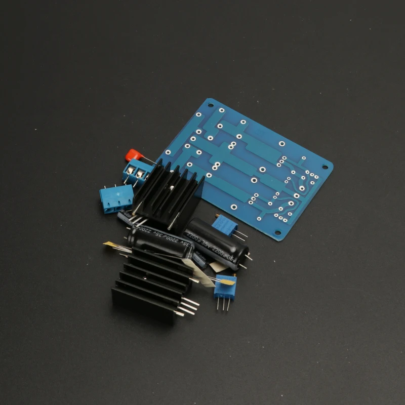 KYYSLB AC12V LM317 LM337 Power Board Dual Supply Adjustable Regulated Amplifier Preamp Tone Linear 2200uF/35V | Электроника