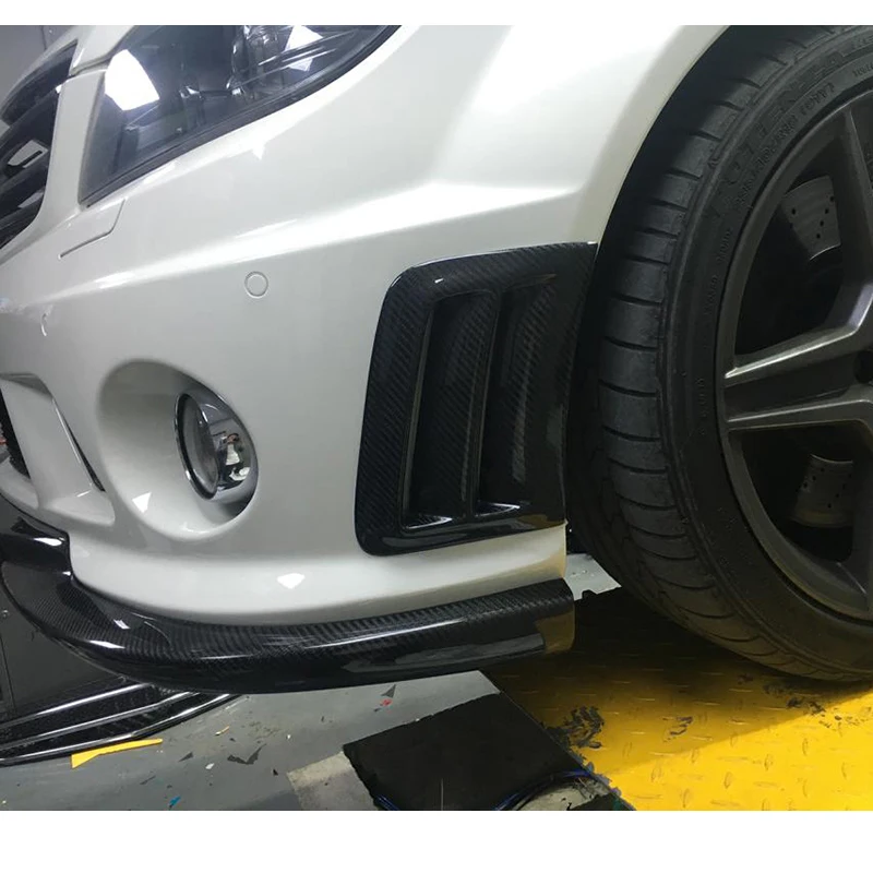 Передний бампер из углеродного волокна боковые кранцы вентиляционные отверстия