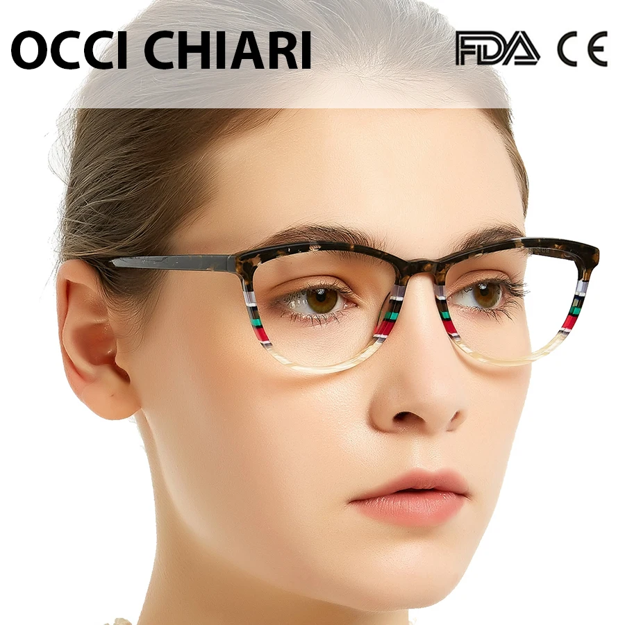 OCCI CHIARI, итальянский дизайн, очки, Женская оправа, очки, оправа, очки, Oculos, люнетты очки, Дэми, цвет, подарок, W-CORSO