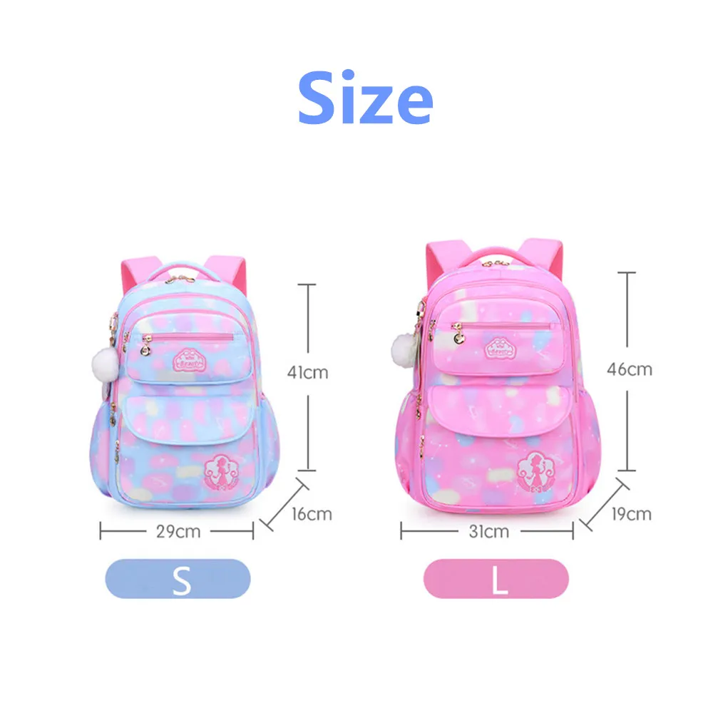 Girls Backpack Cute School Bags Children Primary School Backpack Satchel Kids Book Bag Princess Schoolbag Mochila Infantil