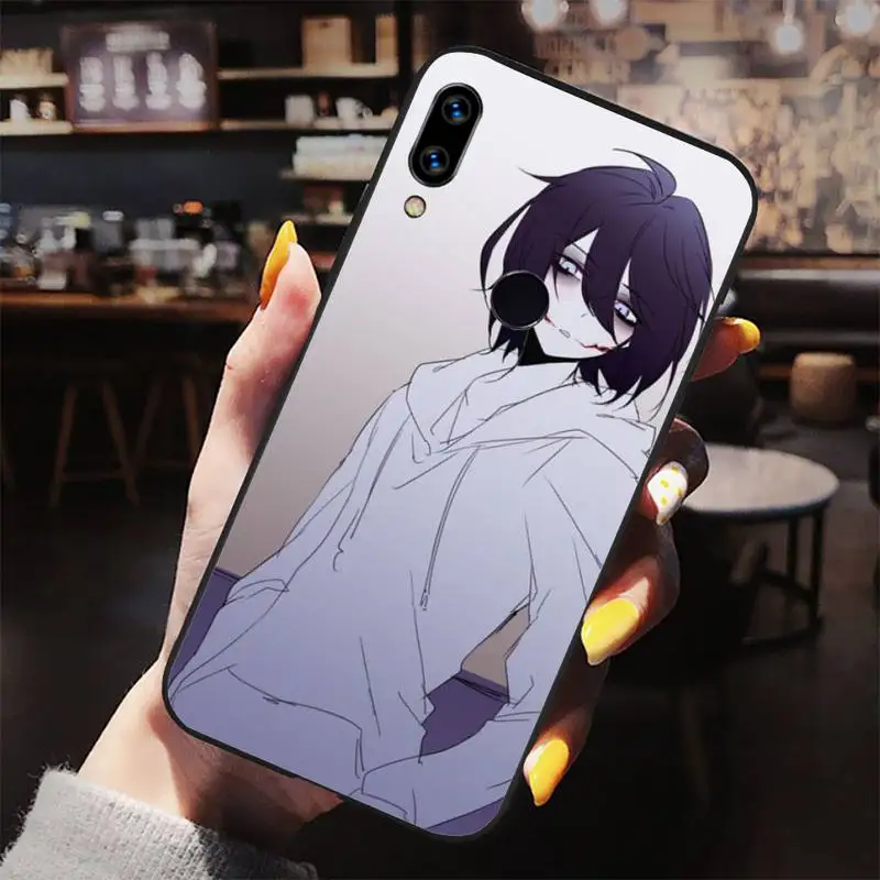 

Japan anime Jeff the killer Phone Case For Xiaomi Redmi note 4 4X 8T 9 9s 10 K20 K30 cc9 9t pro lite max