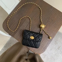 luxury women metal chain bead shoulder bag wallet mini bag coin purse 2021 new fashion diamond lattice women crossbody bags