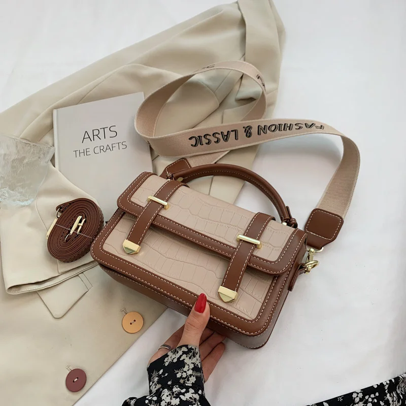 

New Luxury Classic Women's Bag Female Crossbody Handbag Shoulder Brand 2021 Designer Baguette Bags For Women Top Handle Purses