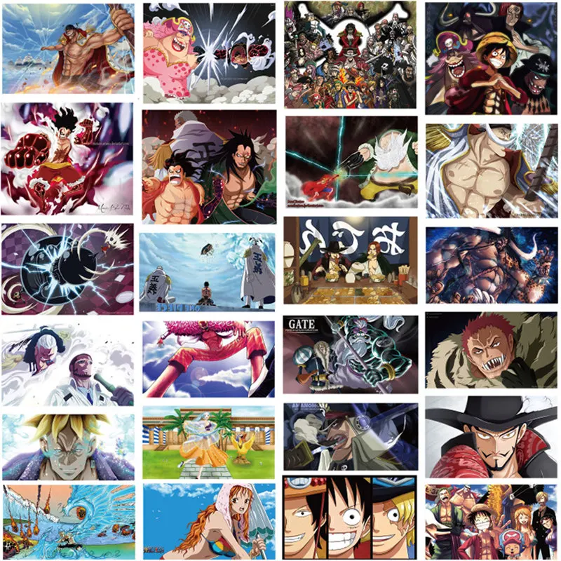 100 шт мультфильм one lufei персональные наклейки Наклейка на чемодан наклейка в стиле граффити