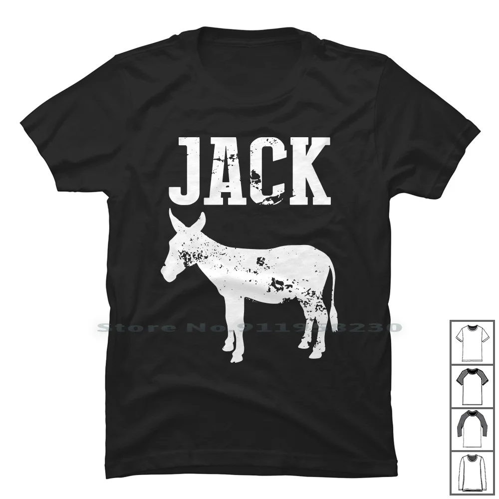 Футболка Jack Ass из 100% хлопка с популярным логотипом Hot Ny Ja Go