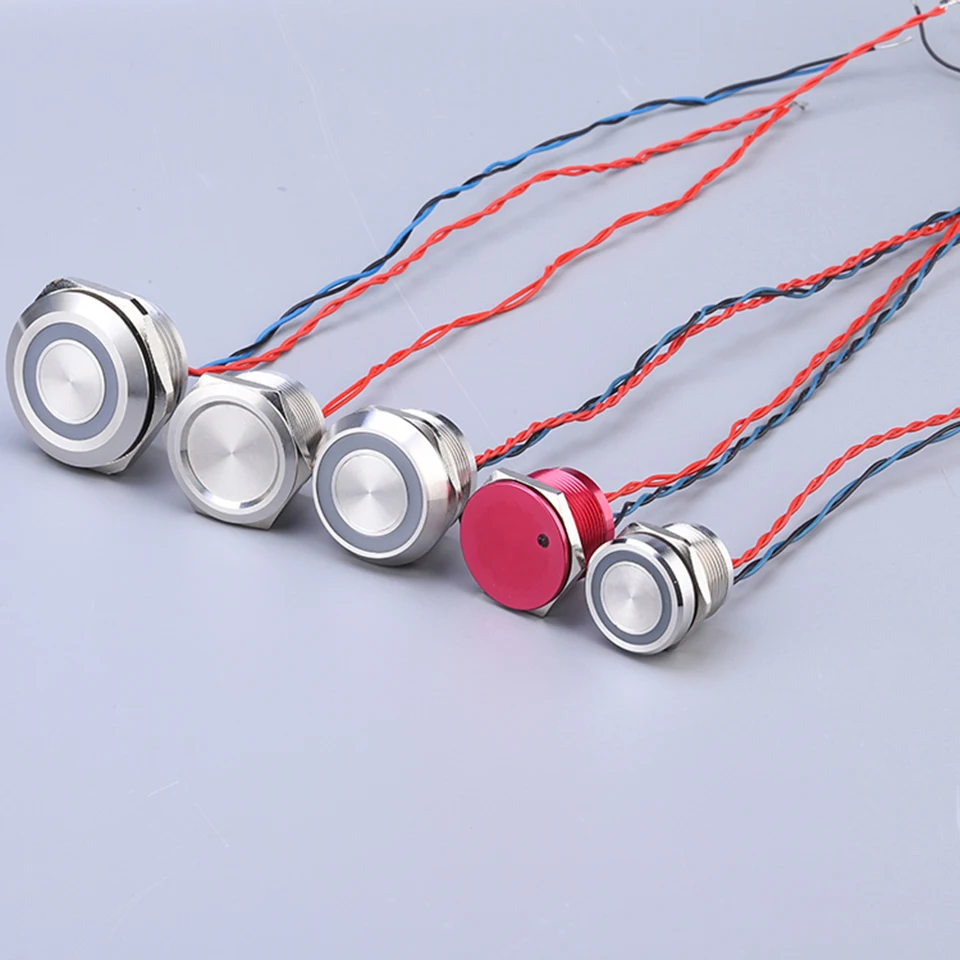 19 мм 2 а пьезоэлектрический микропереключатель фаска круглая головка подводный