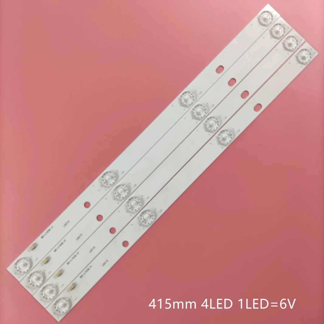 2 шт. светодиодный Подсветка полосы 4 лампы для 24 &quotЖК дисплей MS L1936 UA24DF2110T2 V1 SHIVAKI STV