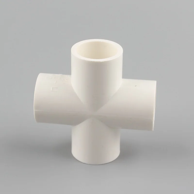 3pcs 20mm PVC Pipe Irrigation Cross Connector Water Hose 1/2'' 4 way Garden Accessories | Дом и сад