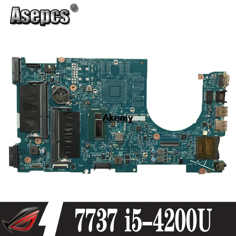 Для DELL INSPIRON 7737 Материнская плата ноутбука I5 Процессор CN-0VHTPV 0VHTPV CN-044PTM 044PTM 44PTM