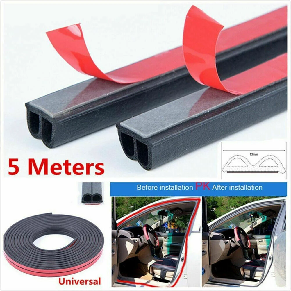5 м B-образный тип молдинг капота отделка Резиновая полоса уплотнение края двери