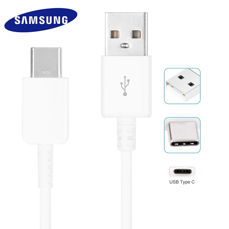 Кабель быстрой зарядки Samsung USB TYPE-C для Galaxy S8 S9 S10 Plus Note 8 10 Pro A30 A50 A70 A8S A9S | Мобильные