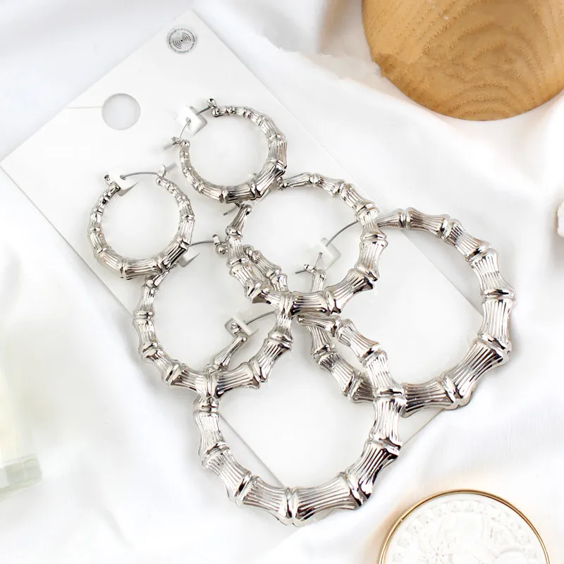 Женские серьги-кольца в стиле хип-хоп | Украшения и аксессуары