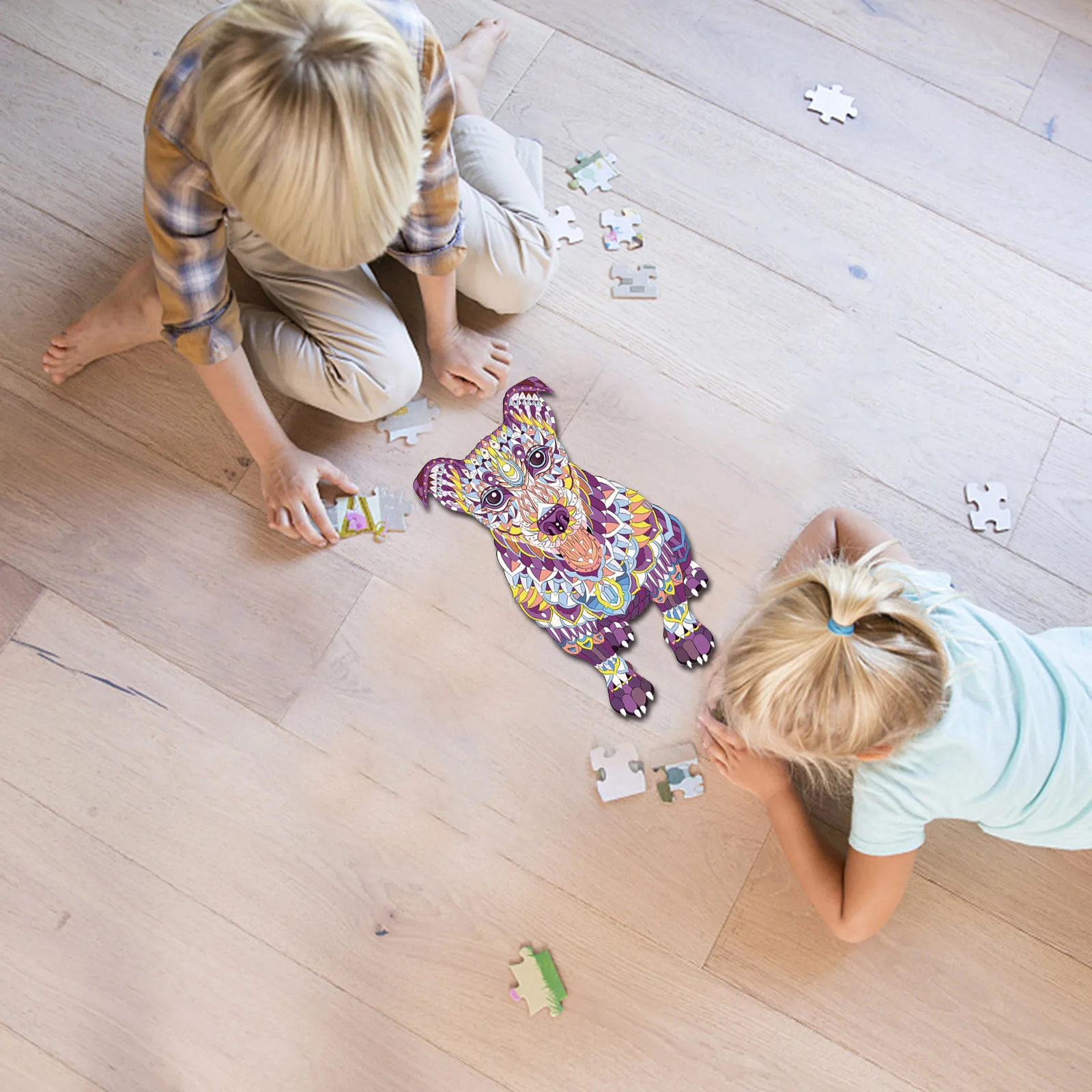 

Wooden Jigsaw Puzzles For Adults Unique Shape Jigsaw Pieces Children Educational Holiday Gift Irregular Puzzle Wooden Taste