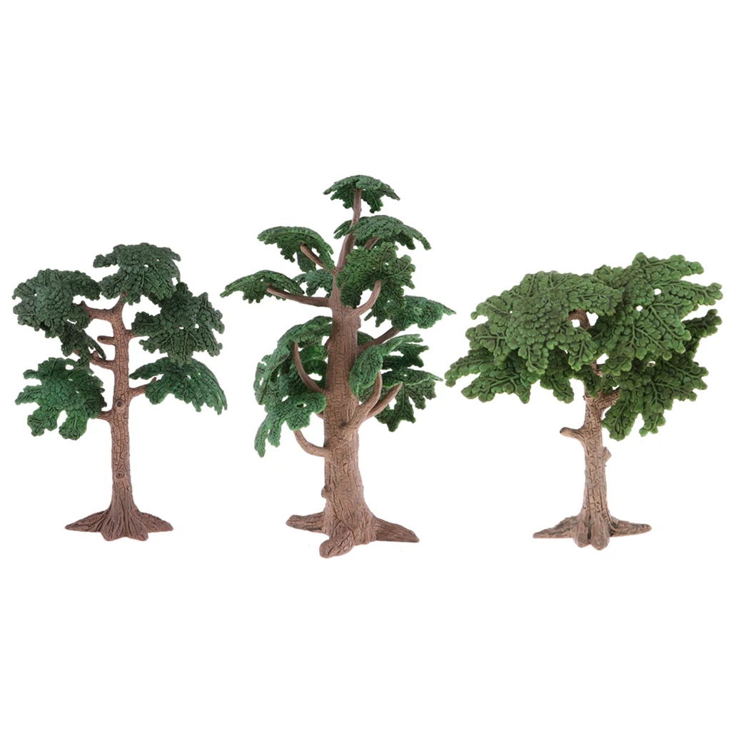 Paisaje de &aacute;rboles modelo paisaje verde Diorama microadornos para paisajismo-3