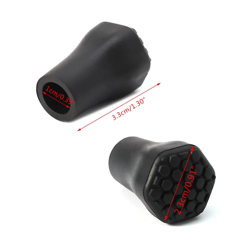 Резиновый наконечник для защиты скандинавских альпеншток треккинговые палки