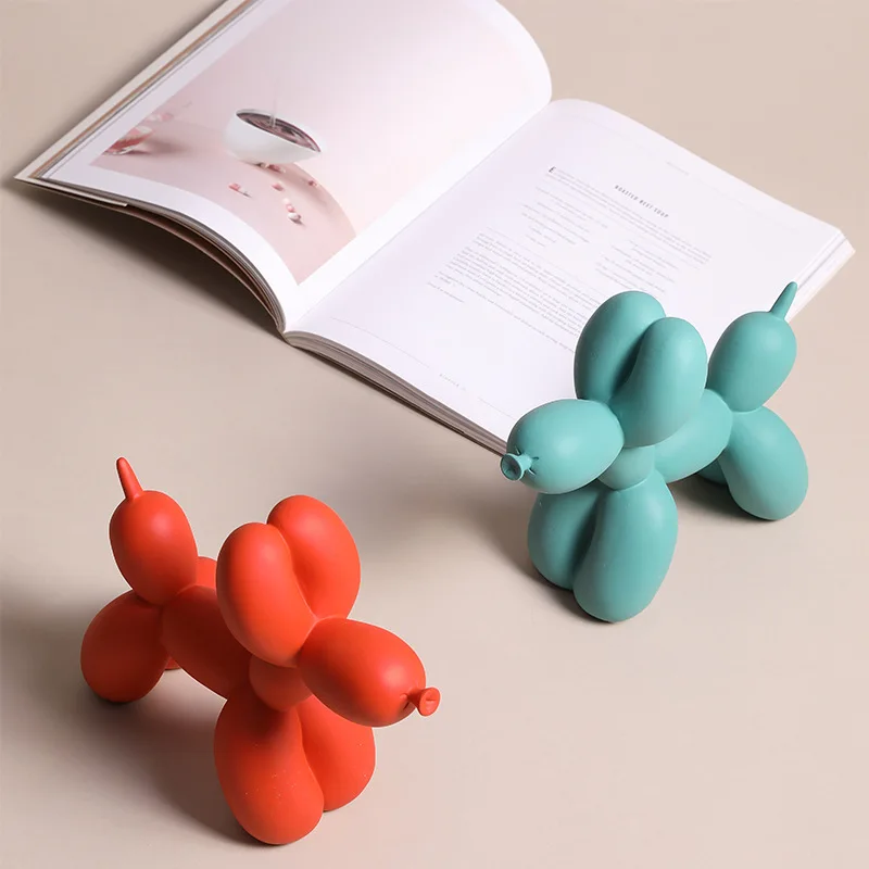 

Nordic Balloon Dog Accessories Modern Creative American Living Room TV Cabinet Resin Figurines Home Decoration Crafts Miniatures