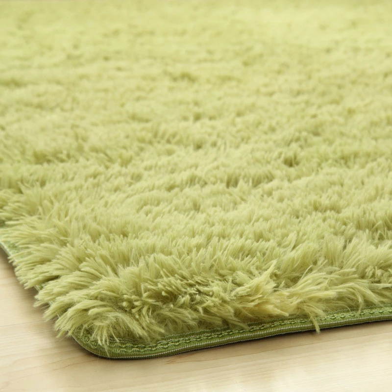 

Bedroom Carpet Rectangle Fluffy Rugs Solid Color Carpet For Living Room Modern CT47001