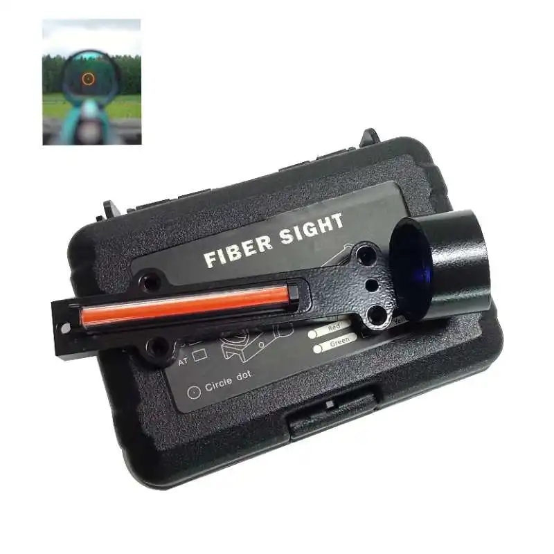 Тактический волоконно оптический прицел голографический для дробовика железная