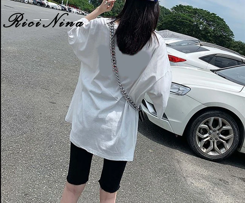 RICININA Jean Shorts Women High Waisted Zipper Buttons Pocket Short Femme T Jeans Mujer Summer Casual Plus Size Streetwear