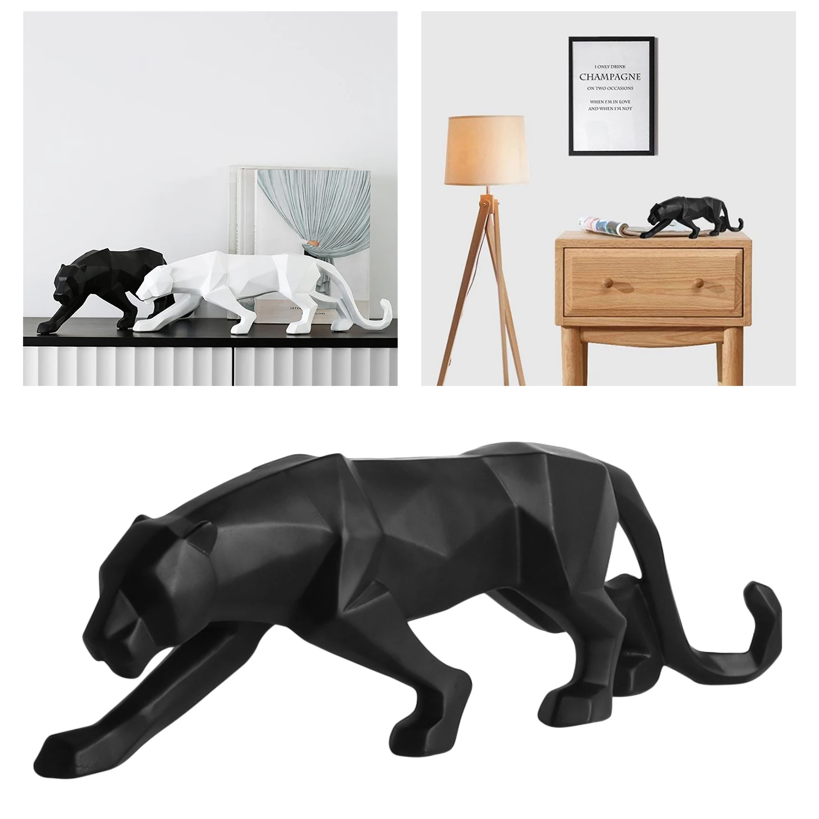 Современные леопардовые скульптуры коллекционные фигурки Пантеры статуи