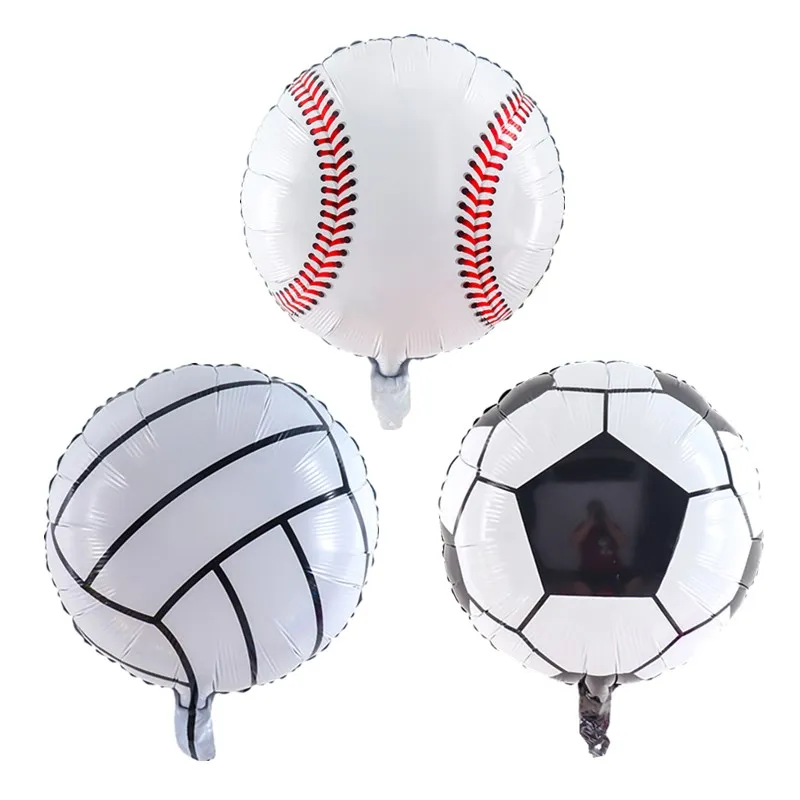 3 шт./лот декор для дня рождения ребенка 18 дюймов Волейбол Баскетбол