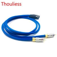 thouliess pair nakamichi rca male to xlr female balacned audio interconnect cable xlr to rca cable with cardas clear light usa