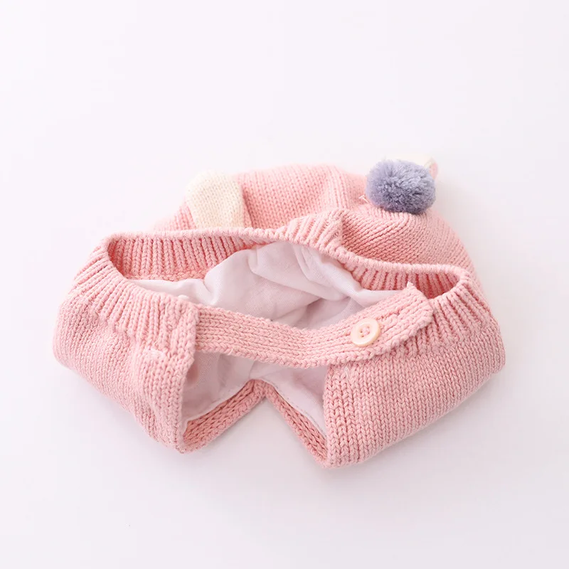 

Winter Cute Ears Baby Hats Cap Knit Soft Baby Boy Girl Hat Bonnet Beanie Children Kids Hat Newborn Baby Winter Hats32