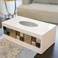 bathroom paper box wood tissue box luxury organizer holder for office home living room dining room car useful free shipping