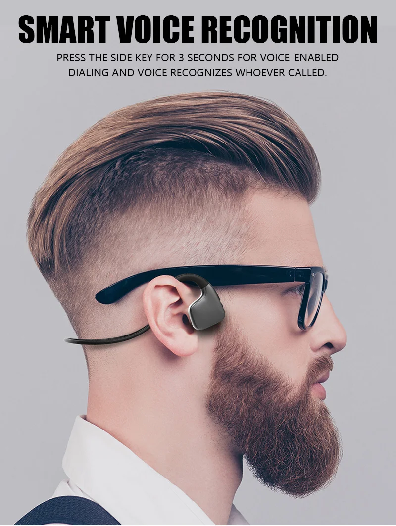 

Original R9 Bluetooth 5.0 Headphones Bone Conduction Wireless Sports Headphones Handsfree HeadsetsSupport Drop Shipping