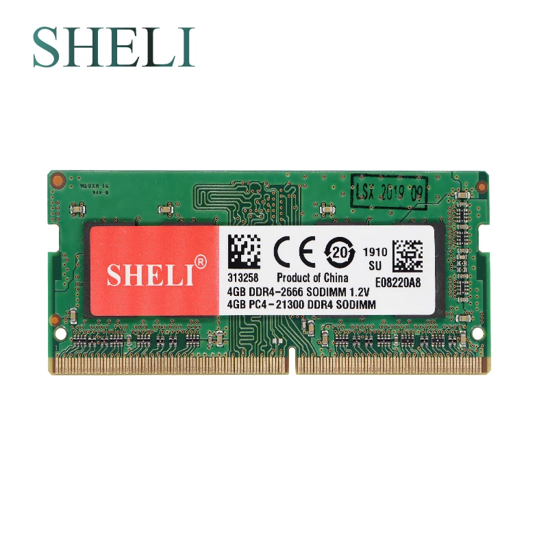 SHELI записные книжки память 4 Гб 1RX8 PC4-17000S DDR4 2133 МГц 8 Гб 1RX16 PC4-19200S DDR4 2400 МГц 16 Гб 2RX8 PC4-19200S DDR4 2400 МГц