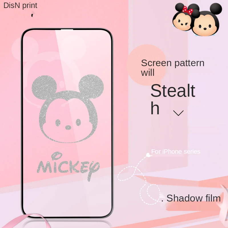 

Disney Glass Screen Protector Protector for iPhone 11 X XS Max XR 12 7 8 6 6s Plus SE 11 Pro