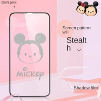 disney glass screen protector protector for iphone 11 x xs max xr 12 7 8 6 6s plus se 11 pro