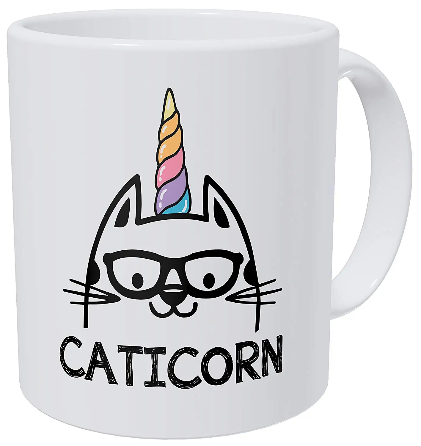 Забавные I'm Caticorn кружка Единорог кошка 11 унций белые керамические Кофе | Дом и