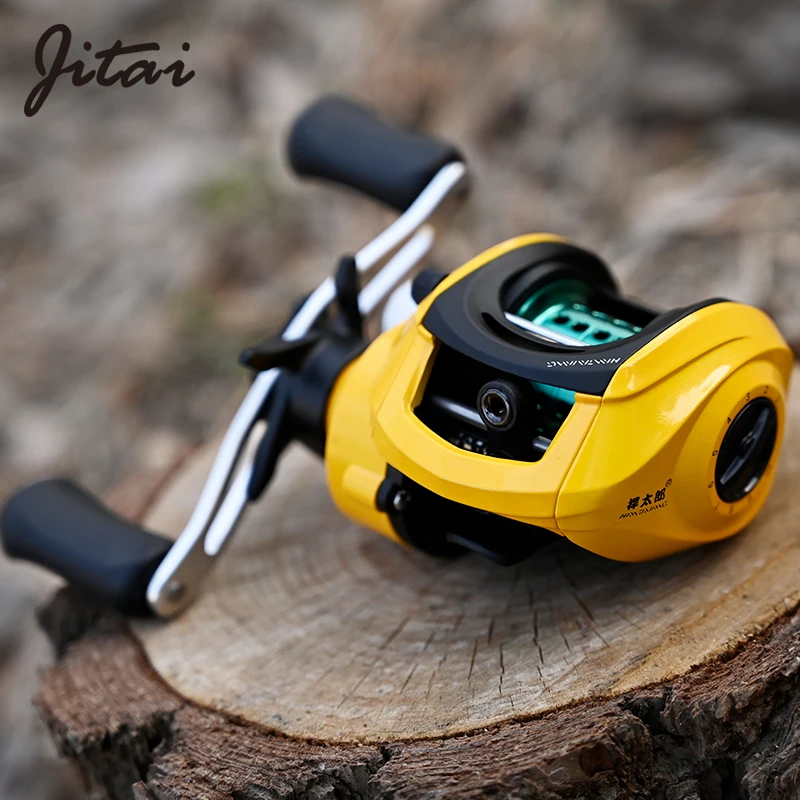 JITAI Bait Finesse Baitcasting Fishing Reel MAX Drag 18LB Freshwater Saltwater Magnetic Brake Casting Reel Fishing