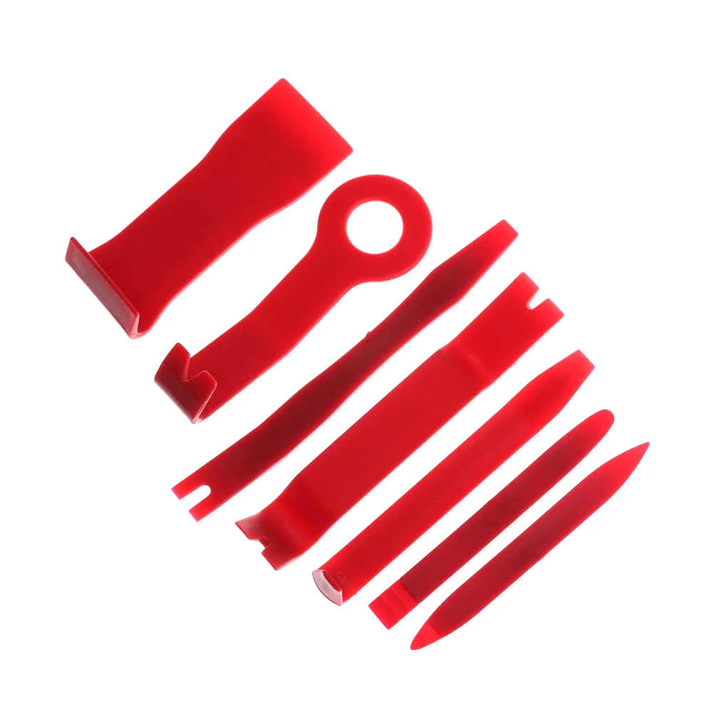 

1/4/7 PCS Auto Car Radio Door Clip Panel Trim Dash Portable Hand Tools Audio Removal Installer Pry Tool Plastic Accessories