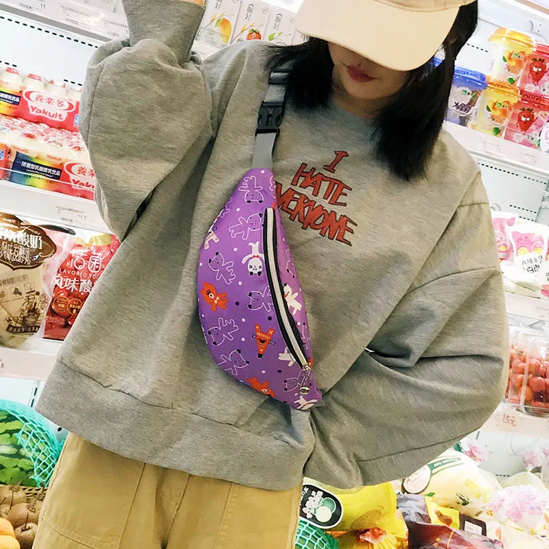 Детский поясной кошелек с защитой от кражи модные забавные сумочки на пояс для