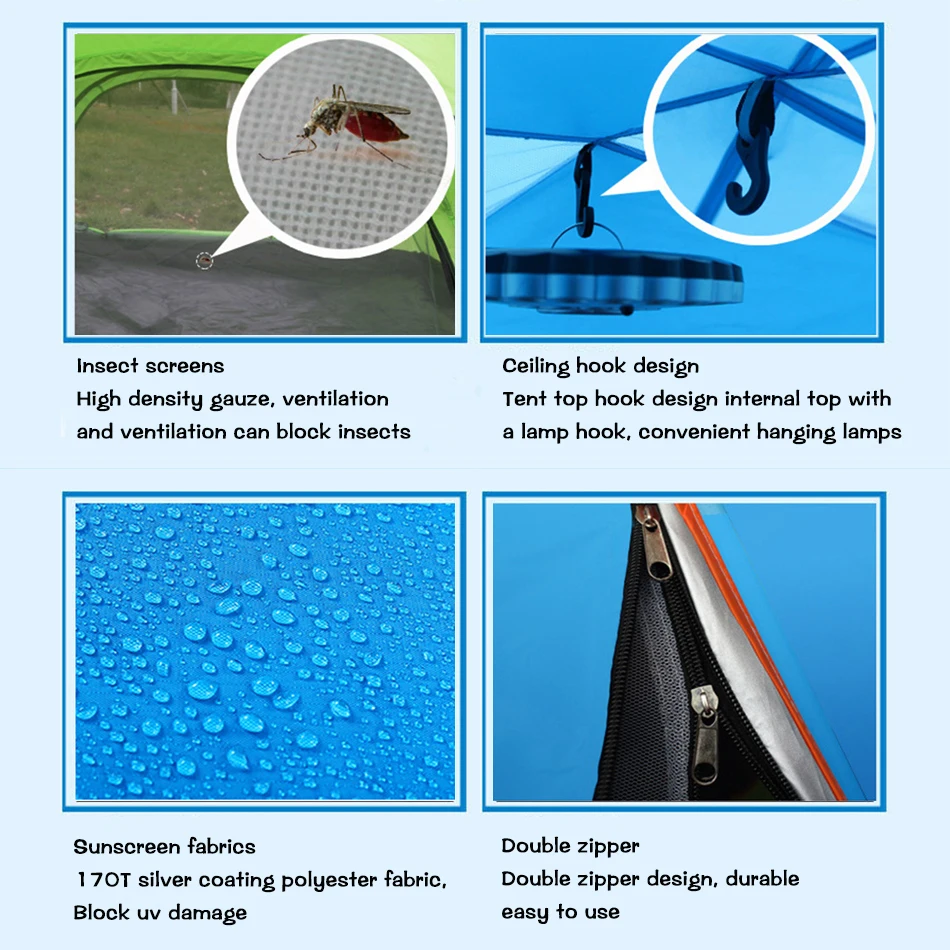 Автоматическая портативная всплывающая палатка MYJ для 1 2 человек кемпинга