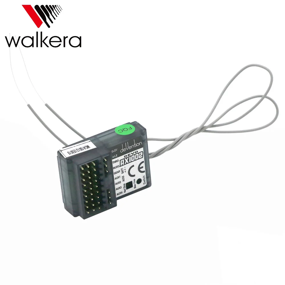 Walkera RX1002 2 4 ГГц 10 каналов 10CH приемник DSSS совместимый с Devo10 Devo 7/7E/8S/12S передатчик