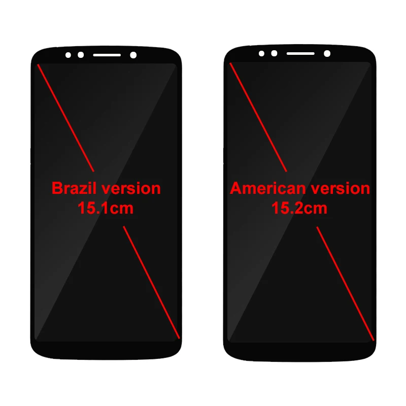 Для Motorola Moto E5 XT1944-4 XT1944-2 ЖК сенсорный экран дигитайзер дисплей запасные части в сборе 5," дюймов