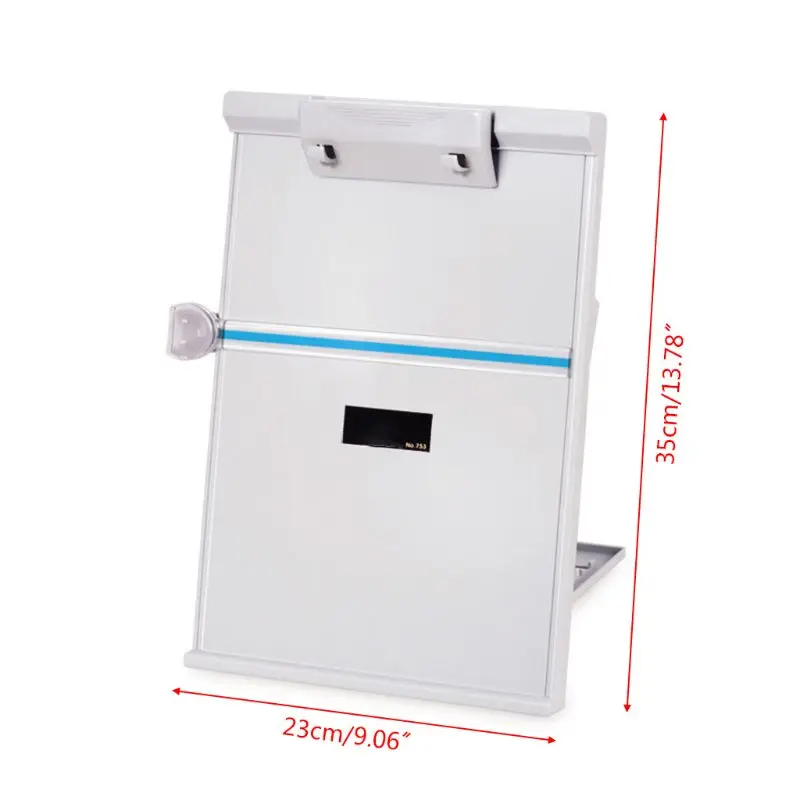 

Plastic Adjustable Computer Document Holder Book Rack Stand Reading Typing Frame