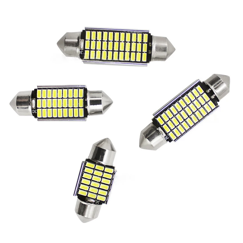 

Автомобильный светодиодный Лампы для чтения 31 36-39-41 мм белый гирлянда для салона лампа Светодиодный лампа светодиодный номерного знака авт...